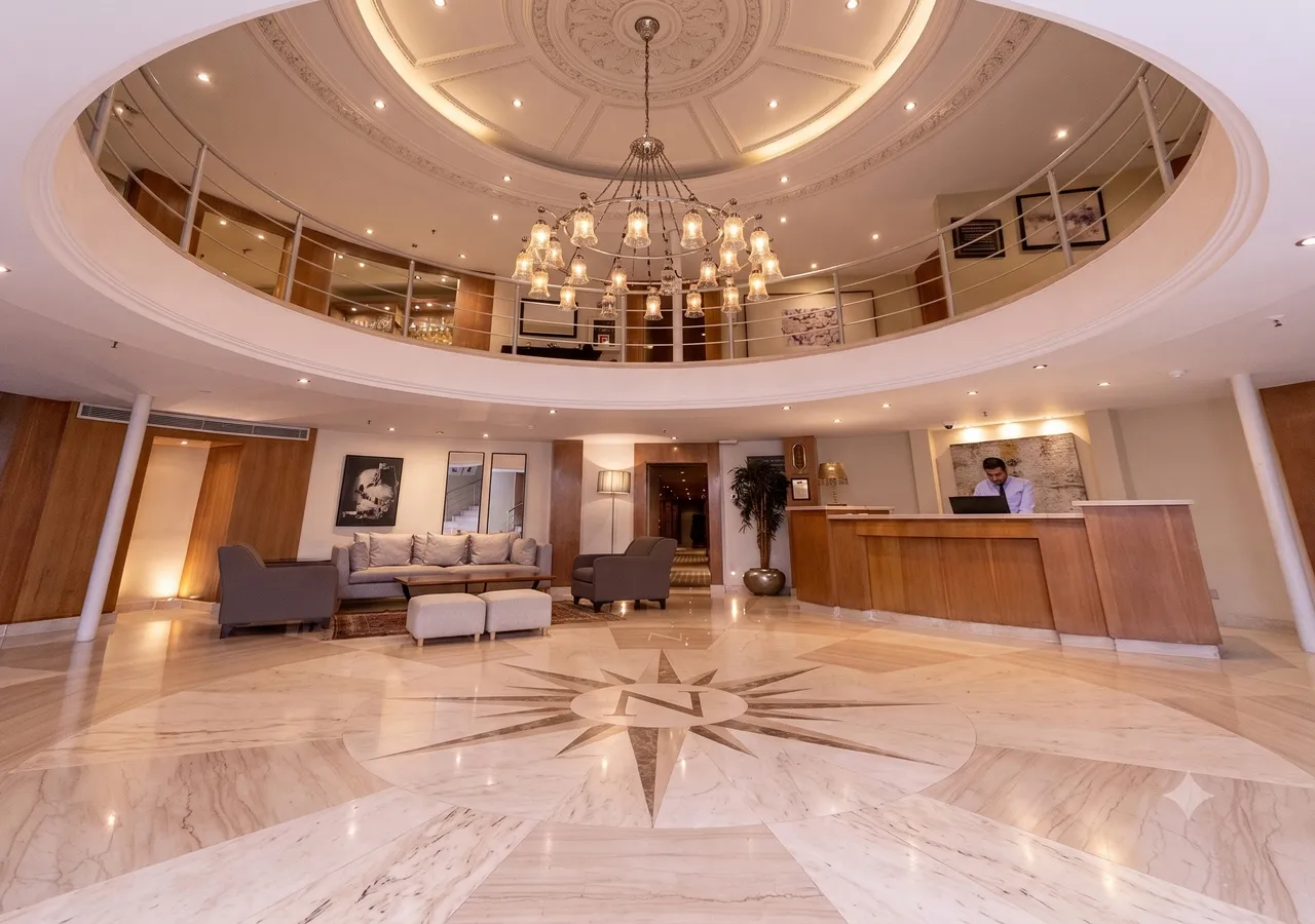 Lobby of the Jamila Nile Cruise Nile cruise